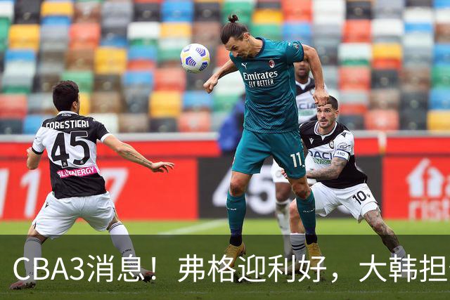 CBA3消息！弗格迎利好，大韩担任辽篮副总，张镇麟喜获2400万合同